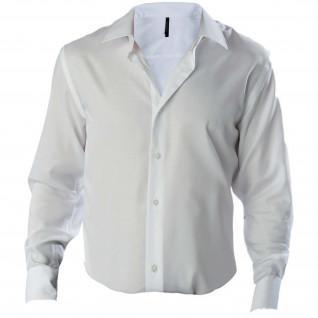 Camisa Kariban ajustée blanc