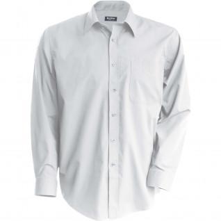 Camisa de manga larga Kariban Jofrey blanc