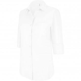 Camisa de mujer Kariban Manches 3/4 blanc