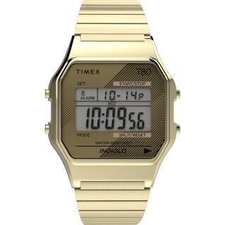 Ver Timex T80 34 mm Bracelet extensible en acier inoxydable