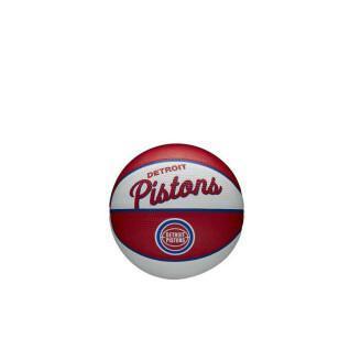 Mini balón retro de la NBA Detroit Pistons