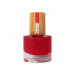 Esmalte de uñas 650 rojo carmín para mujeres Zao - 8 ml
