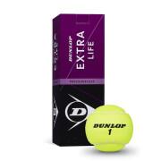 Juego de 3 pelotas de tenis Dunlop extra life