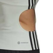 Camiseta de tirantes ajustada con detalle de recorte femenino adidas Hyperglam