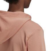 Sudadera con capucha para mujer adidas Brand Love Slanted Logo Relaxed