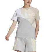 Camiseta de manga corta para mujer adidas Originals Adicolor Split Trefoil