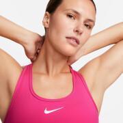 Sujetador de sujeción media para mujer Nike Swoosh