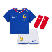 Conjunto primera equipación bebé France Nike Dri-FIT Euro 2024