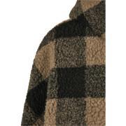 Chaqueta polar de talla grande Urban Classics hooded oversized check sherpa