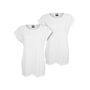 Lote de 2 camisetas mujer Urban Classics Extended Shoulder